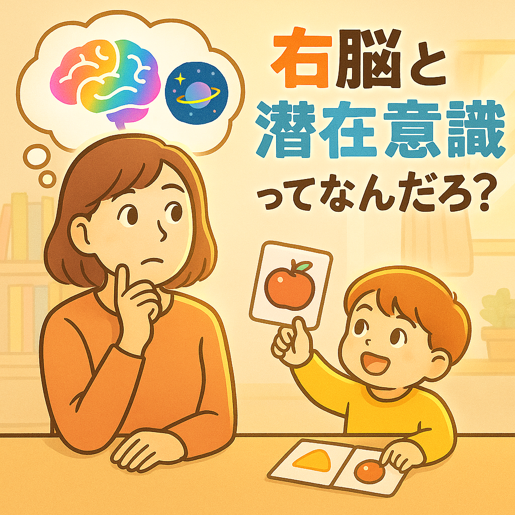 「右脳」と「潜在意識」って？